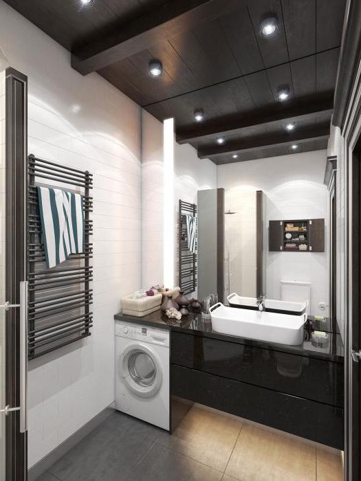 A fürdőszoba kialakítása modern: a nagy és kis fürdőszobák díszítésének ötlete