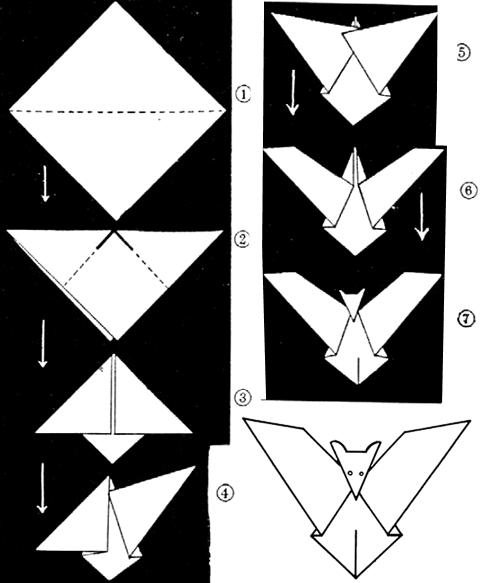 Master-osztály: bat-origami denevér