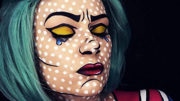 Pop art make-up: ajánlások és lépésenkénti utasítások