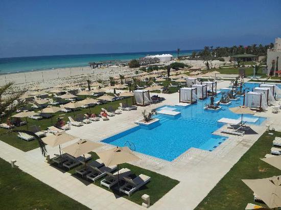 Hotel Sensimar Palm Beach Palace 5 * (Djerba, Tunézia): check-in és check-out